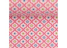 Baumwolle - Julia Kleine Blüten rosa